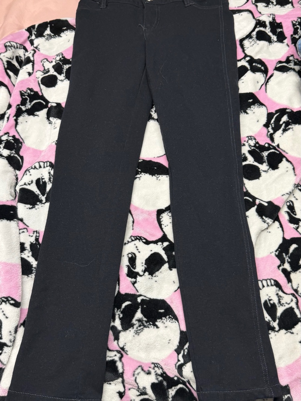 Source Unknown Black Women's Stretch Flare Jeans Leggings